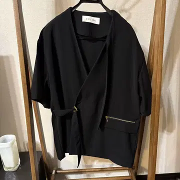 [ CULLNI ] 블랙 랩 셔츠 사이즈 1