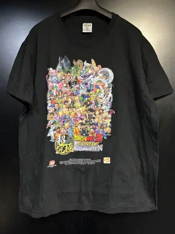 초레어 DRAGONBALL Z 티셔츠 사이즈 L 블랙 드래곤볼