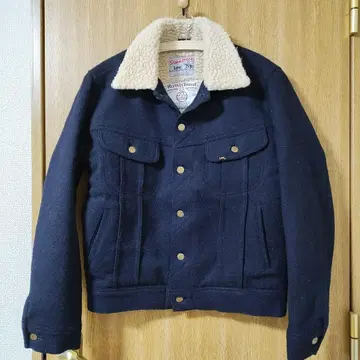 Lee Harris Tweed 콜라보 울 보아 자켓 해리스 트위드