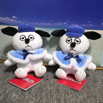 스누피 봉제 인형 폭신폭신 케이프 올라프 2체 세트