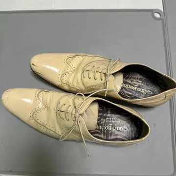 비살노 신발 carlo botrini 42 사이즈 크림색