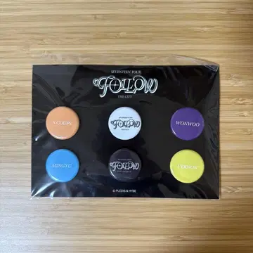 SEVENTEEN follow the city 혜택 캔뱃지 히포치