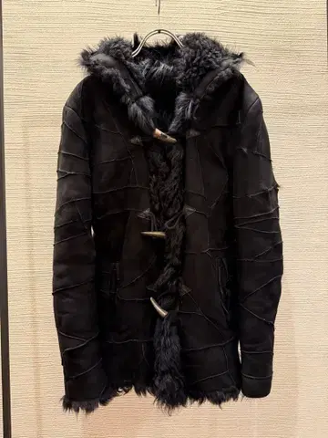 00s Royal Flash 무톤 레더 재킷