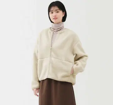 무인양품 보아 플리스 자켓 S