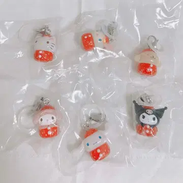 산리오 딸기 표시 액세서리 컴프 세트