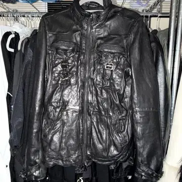 레더 재킷 기믹 그런지 y2k