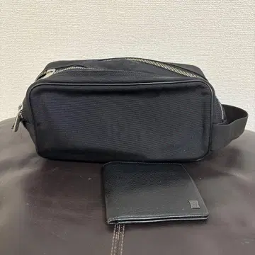 dunhill 던힐 블랙 나일론 클러치백 지갑 2종 세트