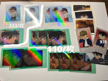 명탐정 코난 에도가와 코난 파샤코레 금박 미니 프로마이드