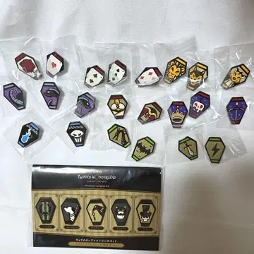 트위스티드 원더랜드 아이콘 핀즈 컬렉션 묶음 판매 세트