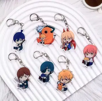 미사용 새상품 체인소 맨 아크릴 키링