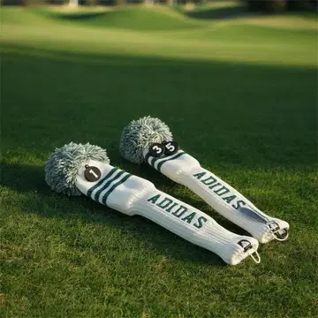 아디다스 니트 골프헤드커버 2세트 [ DR / FW & UT ]