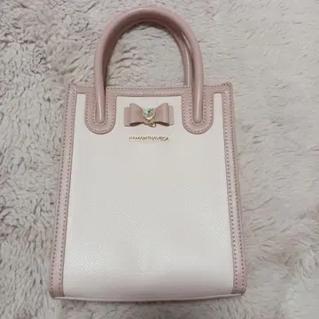 SAMANTHAVEGA 핑크 미니 토트백