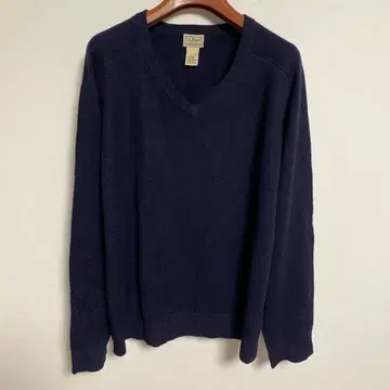 L.L.Bean 네이비 V넥 스웨터 XL