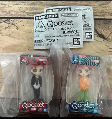 미개봉 새상품 Qposket hide 미니어처 컬렉션 2종 세트