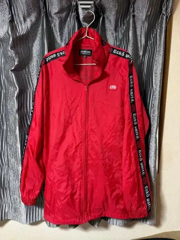 Ecko Unltd. 레드 나일론 자켓