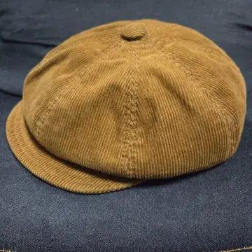 [새상품] NEW YORK HAT 브라운 코듀로이 헌팅 캡 XL