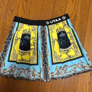 UTAA 플레어 스커트 M 사이즈 파랑/노랑/블랙