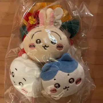 치이카와 (먼작귀) 장식용 봉제 인형 하치와레 토끼 치이카와