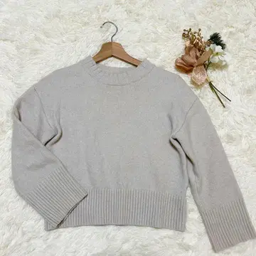 프레임워크 크루넥 니트 스웨터 캐시미어 혼방