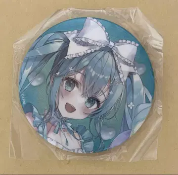 하츠네 미쿠 라쿠텐 컬렉션 락콜레 캔뱃지 E상 글리터 캔뱃지