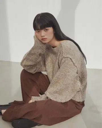 dium. 2way melange Mix Knit