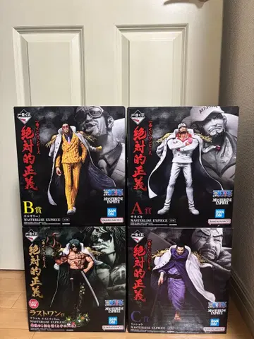 [미개봉 새상품] 원피스 제일복권 절대적 정의 A B C 라스트 원