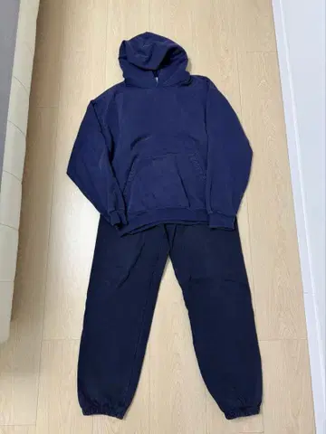 LOSANGELES APPAREL 네이비 맨투맨 셋업