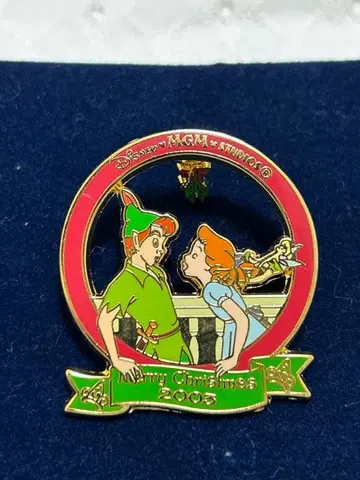 디즈니 피터팬 팅커벨 핀 배지 LE2500