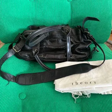 띠어리 가죽 핸드백 숄더백 2way y2k