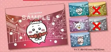 치이카와 (먼작귀) 세븐일레븐 콜라보 오리지널 플랫 케이스 파일 4종