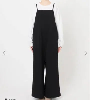 블랙 살로펫 와이드 팬츠