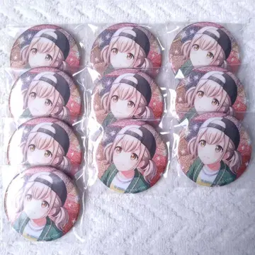 10점 프로세카 글리터 캔뱃지 아즈사와 코하네 39C