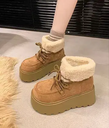 통굽 숏 보아 부츠