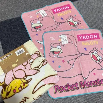 포켓몬 야돈 타월(손수건) 4개 세트