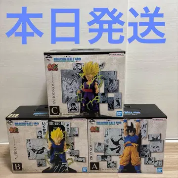 3 ABC 피규어 세트 드래곤볼 제일복권
