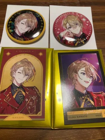 니지산지 IMPACT 캔뱃지 카드 후라 카나토