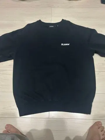 XLARGE 블랙 맨투맨
