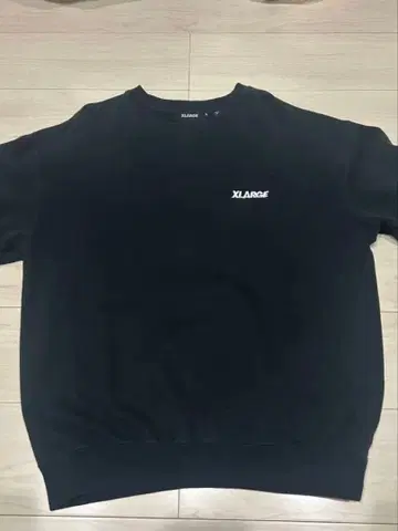 XLARGE 블랙 맨투맨