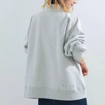 Champion x Ray BEAMS 별주 하프 지퍼 맨투맨