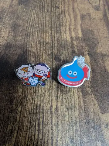 아사히카와 겨울 축제 65주년 핀 배지 세트