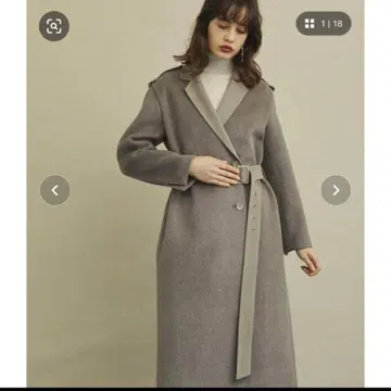 unitedtokyo 실크울 가운 코트