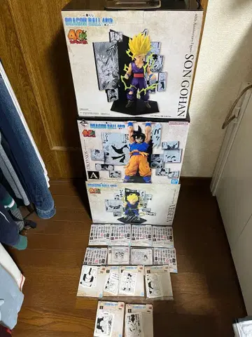 제일복권 드래곤볼 40th A상 B상 C상 3종 세트와 덤 하위상