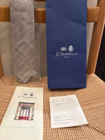 E. Marinella 실버 넥타이