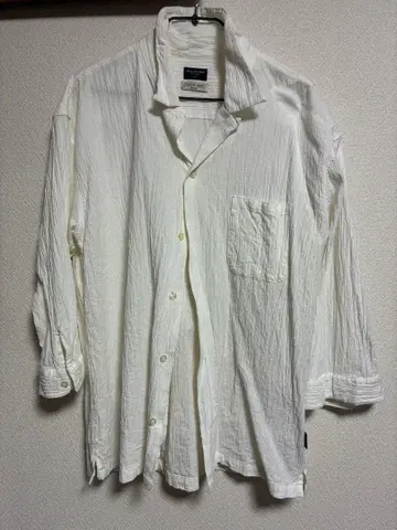 BACK NUMBER 프렌치 린넨 블렌드 셔츠 L