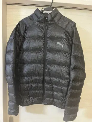 PUMA 블랙 다운 자켓 L