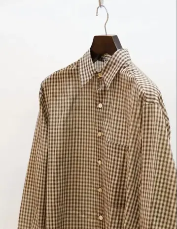 AURALEE (오라리) 체크 셔츠