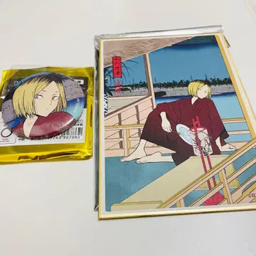 하이큐 연마 일본 의류 캔뱃지 색지