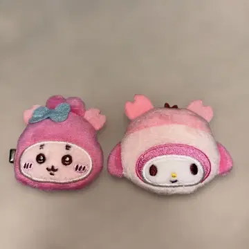 치이카와 x 산리오 시크릿 헤어 클립 마이멜로디 x 헌책방