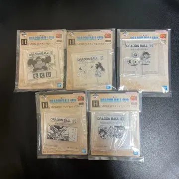 드래곤볼 제일복권 H상 5종 세트