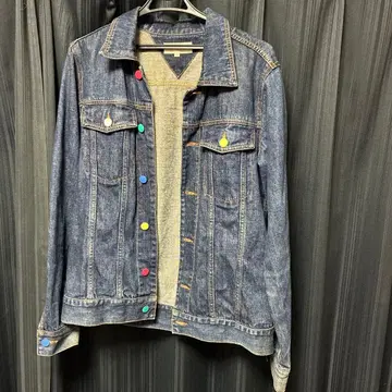 TNMMY 컬러풀 버튼 데님 자켓